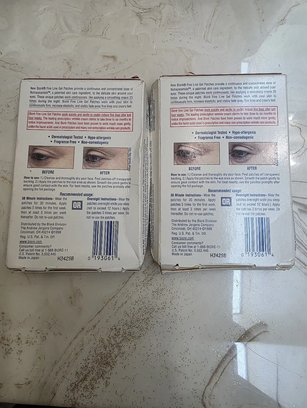 Biore Fine Line Gel Patches – White (6 Pairs)